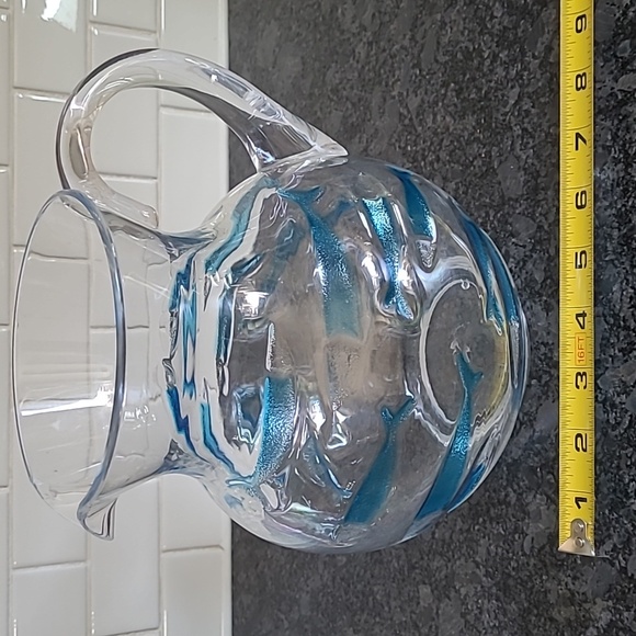 Acrylic Drink Pitcher - Blue Fish Design - Picture 6 of 9